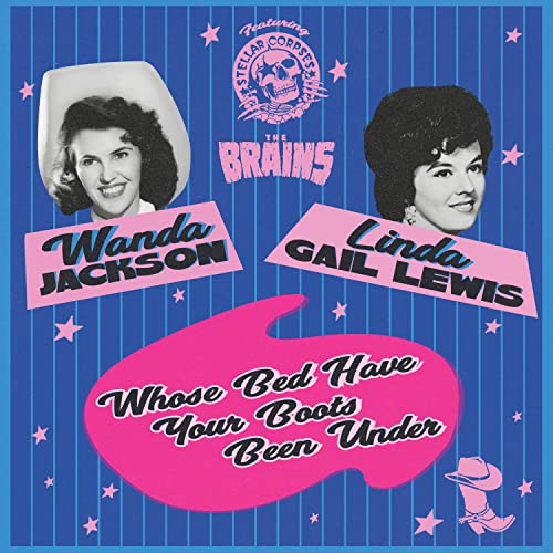 Record album cover featuring portraits of Wanda Jackson and Linda Gail Lewis.