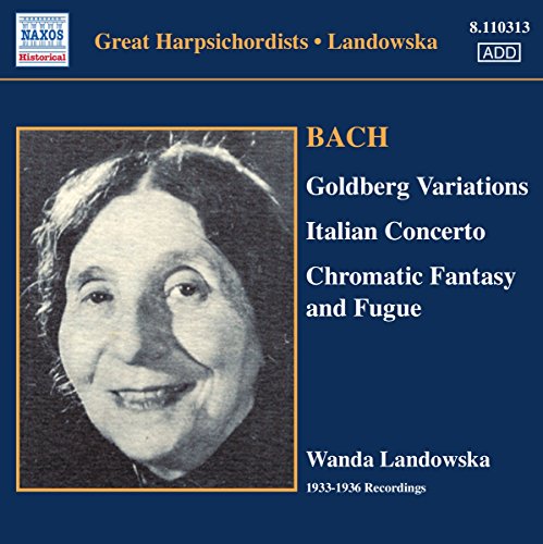 CD cover featuring a portrait of pianist Wanda Landowska, 1933-1936.
