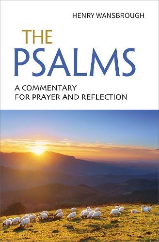 Book cover: "The Psalms" with a landscape of hills, sheep, and a sunrise.