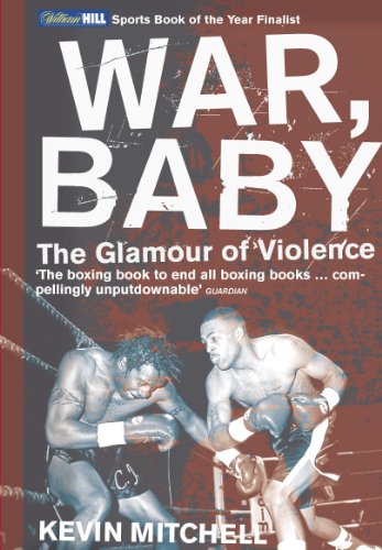 Book cover: "War, Baby" depicts two boxers mid-fight, bloodied and bruised.