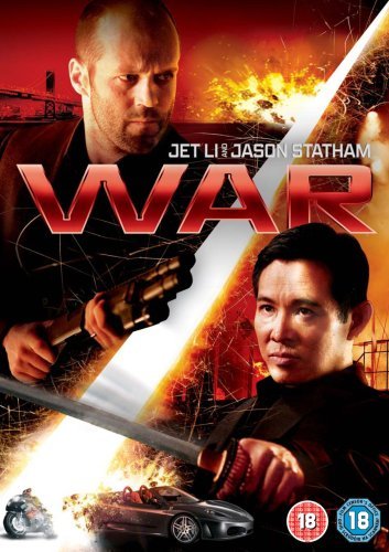 DVD cover for "War" featuring Jet Li and Jason Statham.