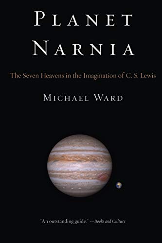 Book cover: "Planet Narnia" with Jupiter and Earth imagery.