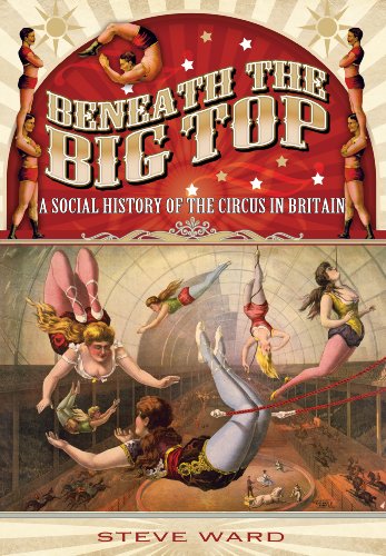 Book cover depicting vintage circus performers under a red and gold big top.