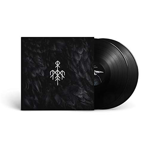 Wardruna “Kvitravn” vinyl record with black cover and raven imagery.