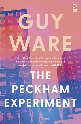 Book cover for “The Peckham Experiment” by Guy Ware, featuring a housing estate.