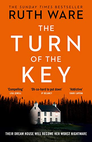 Book cover for The Turn of the Key by Ruth Ware featuring a house.