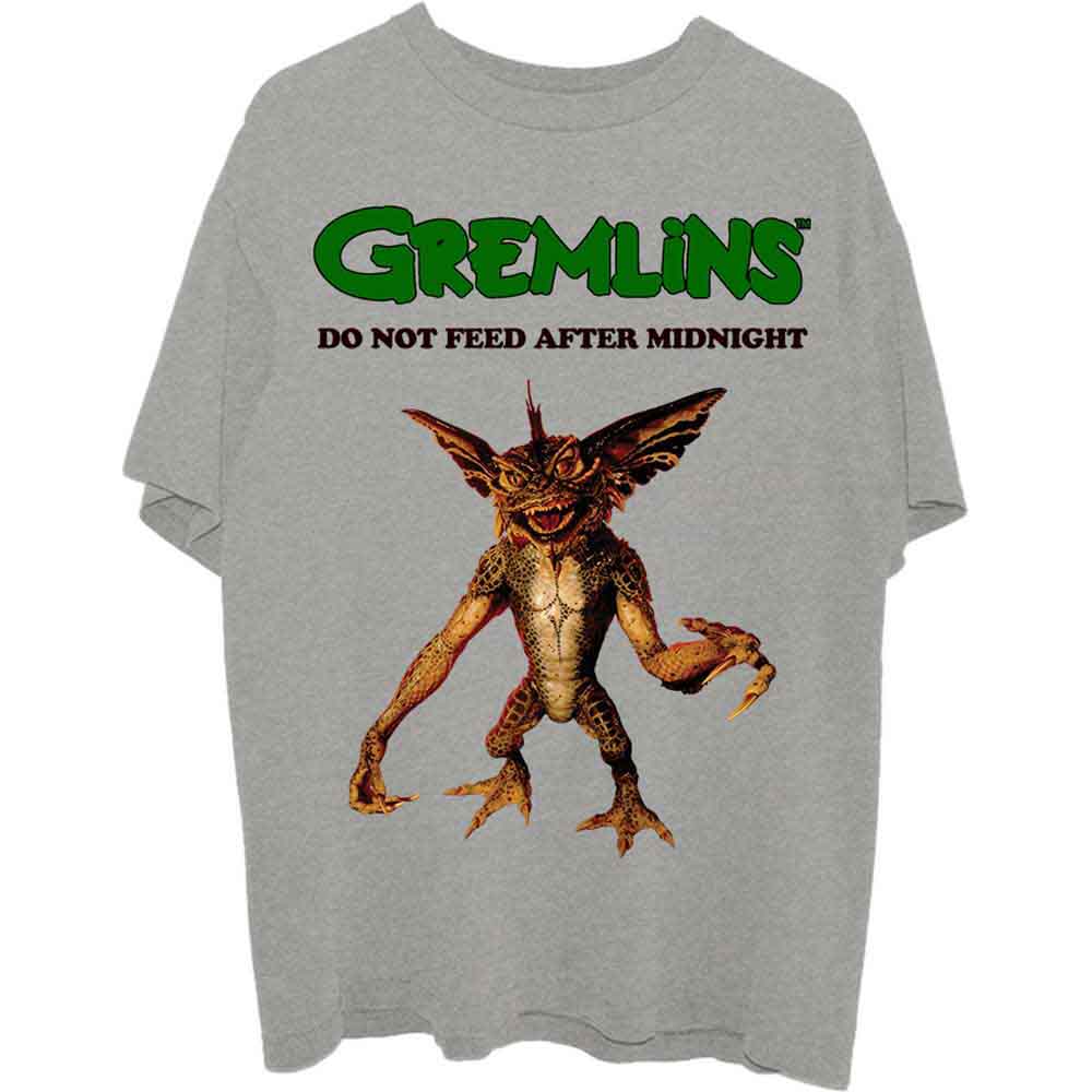 Gremlins t-shirt: medium, black, featuring mischievous Stripe with "Do Not Feed" text.