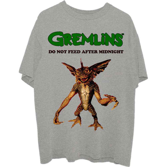 Gremlins t-shirt: medium, black, featuring mischievous Stripe with "Do Not Feed" text.