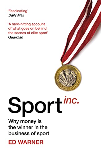 Book cover: "Sport Inc." with a gold medal and red ribbon.