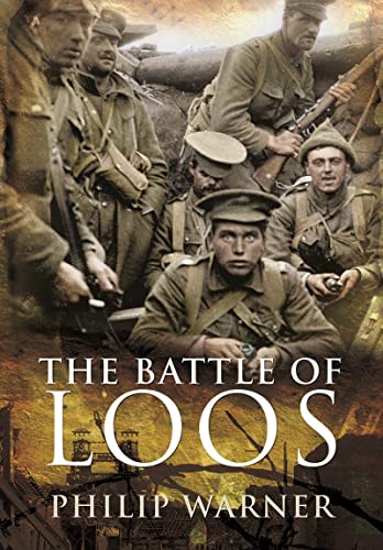 Book cover: soldiers in WWI trenches, titled "The Battle of Loos".