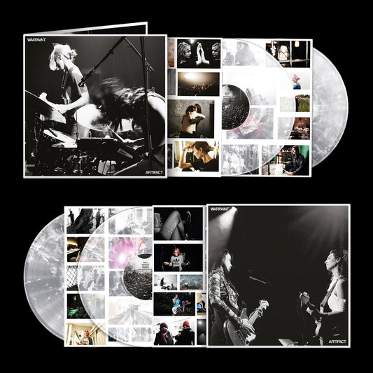 WarPaint “ARTIFACT” vinyl record with black and white imagery.