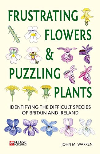 Book cover with illustrated British and Irish wildflowers and plants.