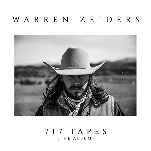 Black and white album cover featuring Warren Zeiders in a cowboy hat.