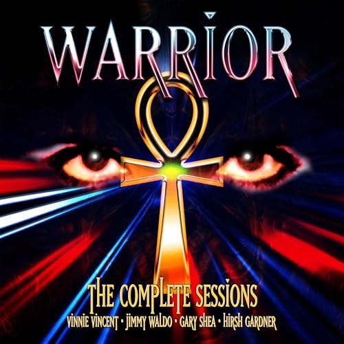 Album cover featuring a golden ankh, glowing eyes, and light streaks on dark background.