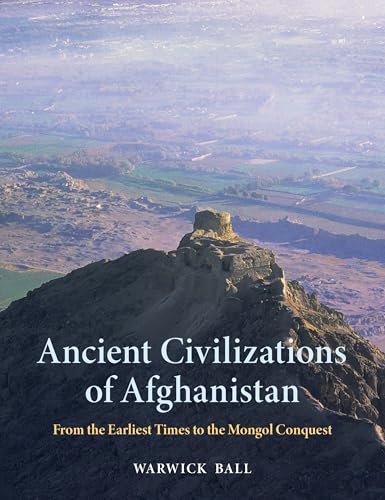 Book cover: ancient Afghan fortress atop a rocky hill, landscape background.
