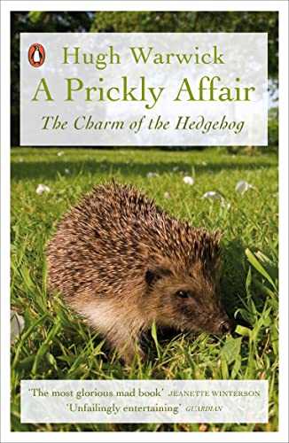 Book cover featuring a hedgehog in green grass, titled “A Prickly Affair.”