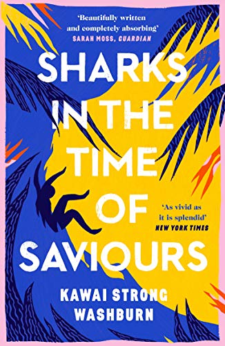 Book cover with yellow and blue abstract shapes and a silhouette of a person.