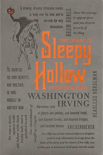 Book cover for "The Legend of Sleepy Hollow" featuring a Headless Horseman.