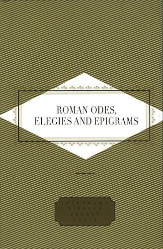 Green striped book cover with white title: "Roman Odes, Elegies and Epigrams.