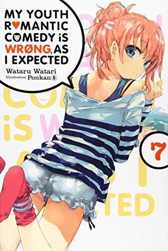 Light novel cover featuring an anime girl with pink hair in a striped shirt.