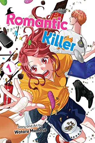 Manga cover featuring a girl in a yellow hoodie surrounded by floating objects.