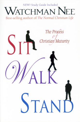 Book cover with title "Sit Walk Stand" and silhouetted figures.