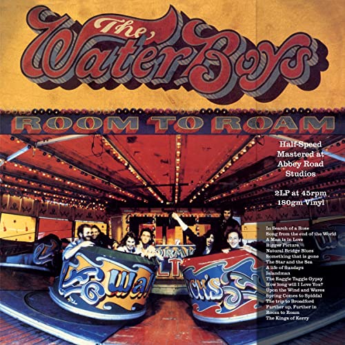 Album cover for The Waterboys’ “Room To Roam” featuring a carousel.
