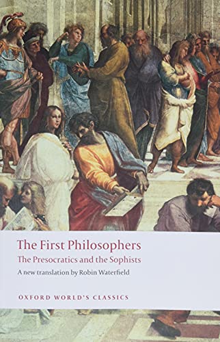 Book cover featuring Raphael's School of Athens painting with text title and author details.