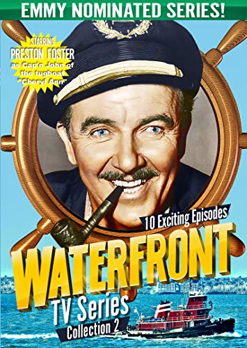 “Waterfront” TV Series Collection 2 DVD cover featuring Preston Foster in a captain’s hat.