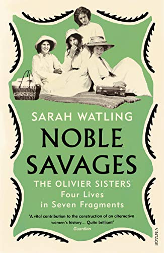 Book cover: four women in white dresses with hats, green background.