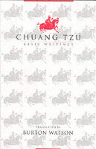 Book cover: "Chuang Tzu: Basic Writings" with a repeating horse pattern.