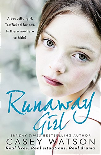 Close-up portrait of a young girl with a somber expression on a book cover.