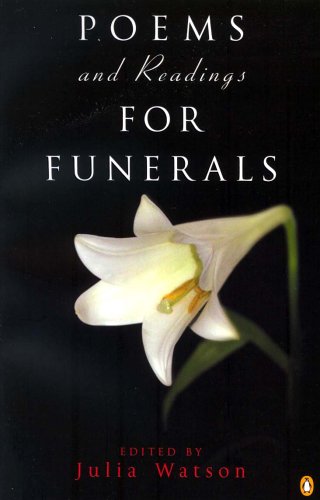 Penguin book cover: "Poems & Readings for Funerals" by Julia Watson.
