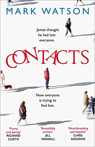 Book cover for "Contacts" by Mark Watson, featuring silhouetted figures.