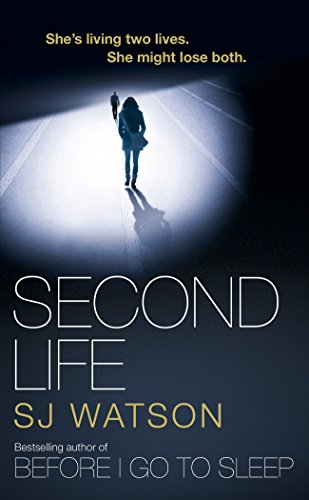 Book cover: woman walking away on a long, shadowed road.