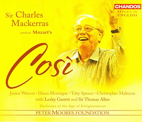 CD cover featuring conductor Sir Charles Mackerras in a yellow background.