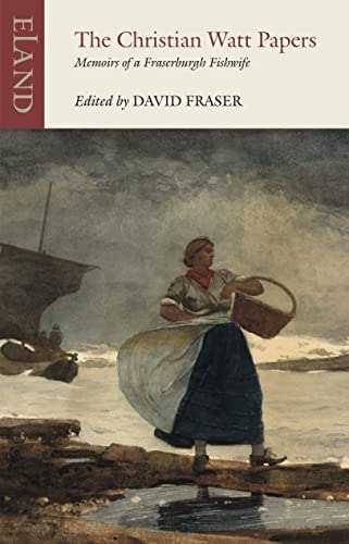 Book cover depicting a 19th-century fishwife by the sea.
