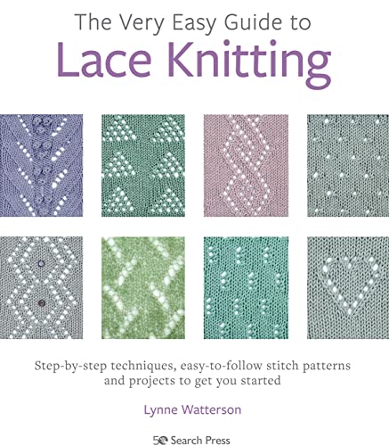 Book cover featuring multiple examples of delicate lace knit patterns.