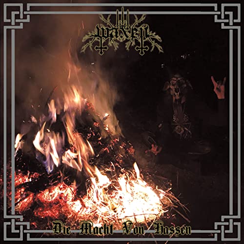CD cover: bonfire with skull, dark imagery, and gothic lettering.