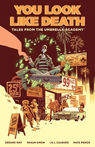 Cover of “Tales from the Umbrella Academy: You Look Like Death Vol. 1” comic.
