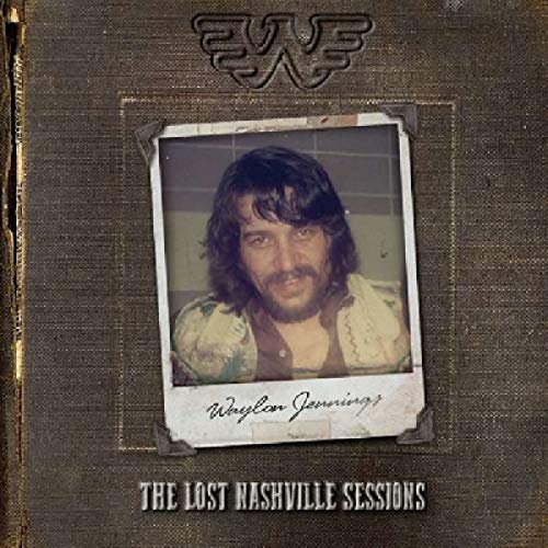 Waylon Jennings CD cover with a vintage-style portrait and text.