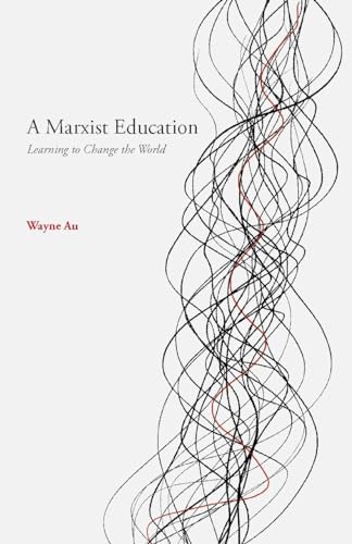 Book cover: “A Marxist Education” with abstract swirling lines.