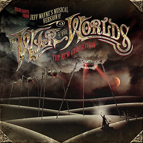 CD cover for “The War of the Worlds” featuring Martian tripods.