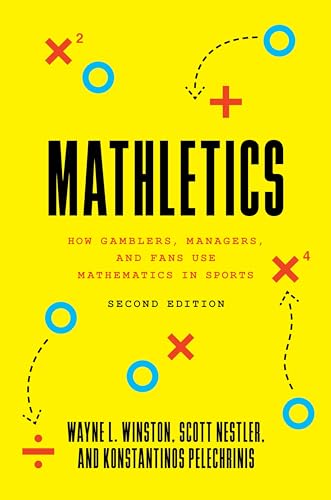 Yellow book cover with black text: "Mathletics" and mathematical symbols.