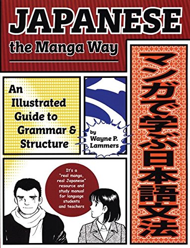 Book cover: "Japanese the Manga Way," illustrated with manga panels.