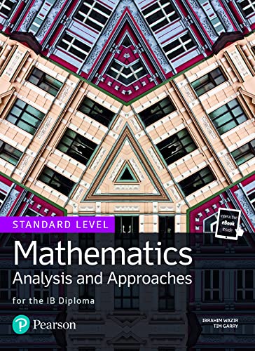 Textbook cover for IB Diploma Mathematics Analysis and Approaches, Standard Level.
