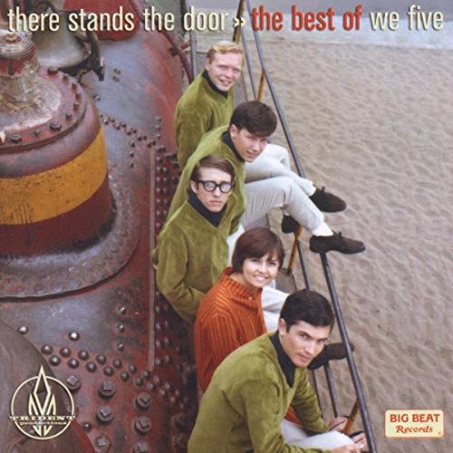 "Album cover featuring five men on a ship, with title text at top."