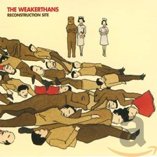 Album cover for The Weakerthans’ “Reconstruction Site” with illustrated figures.