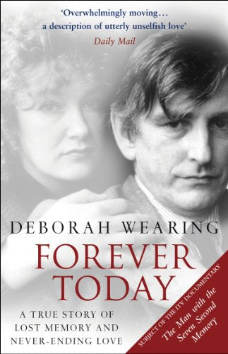 Book cover: “Forever Today” memoir featuring portraits of a couple.
