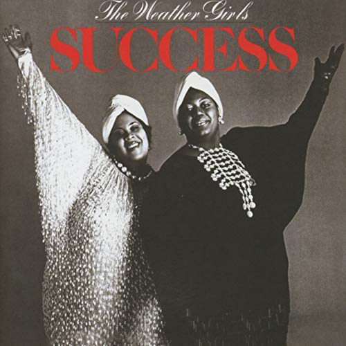 The Weather Girls album cover featuring two women in headwraps with arms raised.